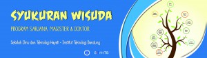 Syukuran Wisuda Periode Oktober 2016 SITH-ITB