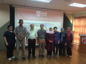 Kunjungan Kelompok Keilmuan Ekologi ke University Putra Malaysia (UPM)