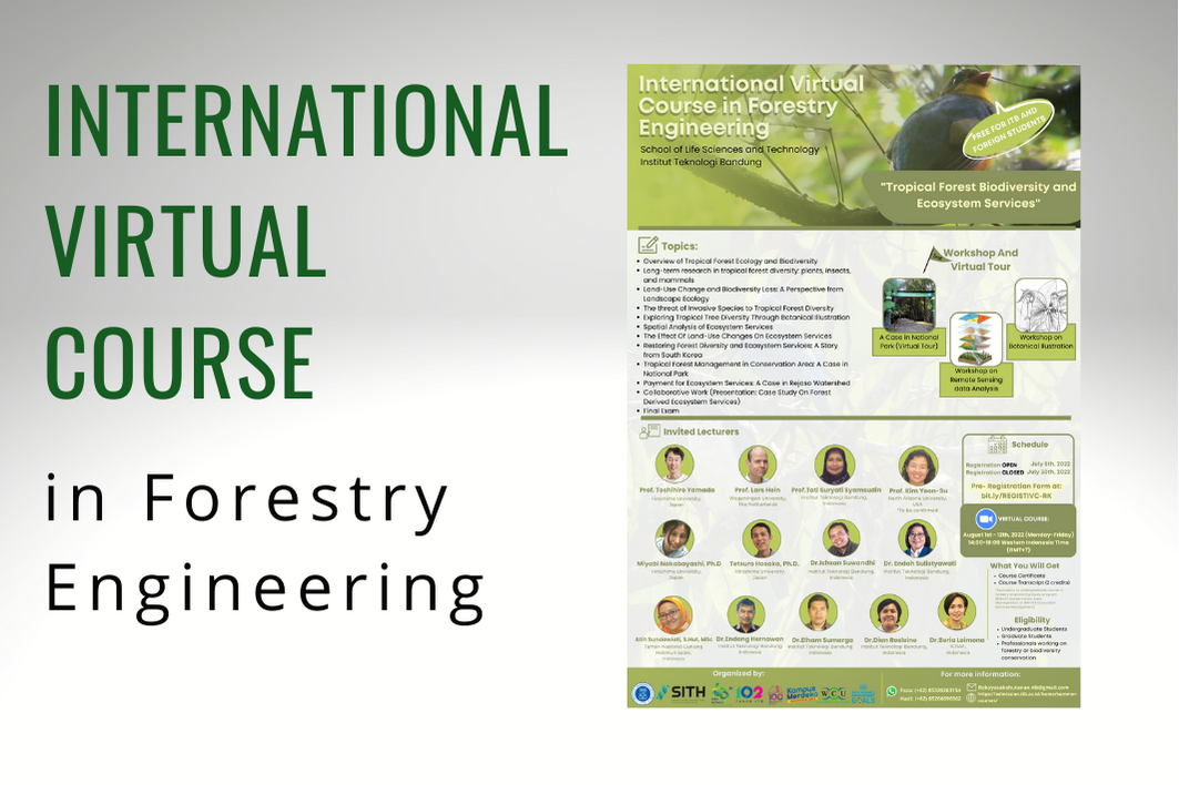 International Virtual Course in Forestry Engineering: Tropical Forest Biodiversity and Ecosystem Services