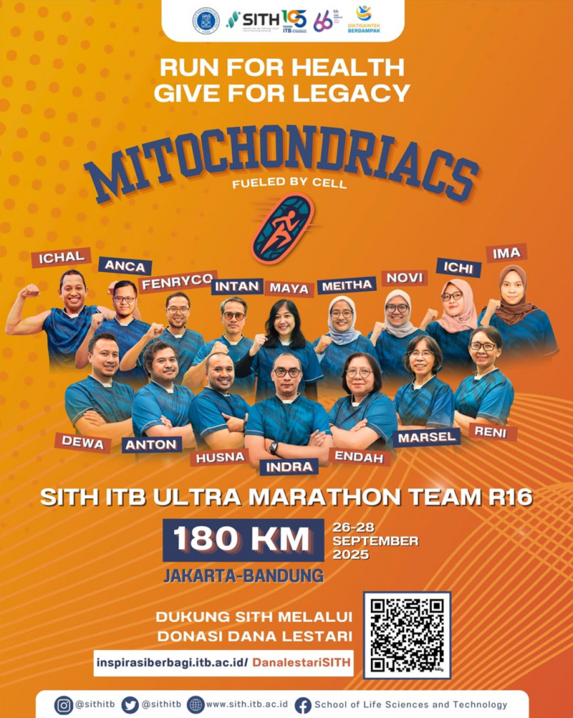 Tim MITOCHONDRIACS SITH ITB Siap Tempuh 180 KM Jakarta–Bandung dalam ITB Ultra Marathon 2025