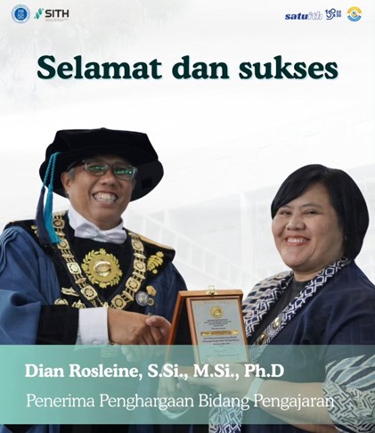 Dosen SITH ITB Terima Penghargaan Dies Natalis ITB KE-67